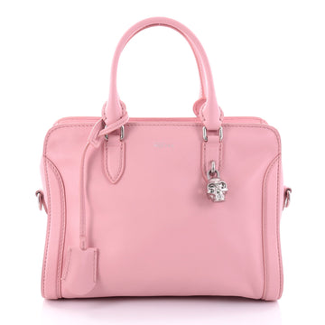 Alexander McQueen Padlock Zip Around Tote Leather Small pink 2714801