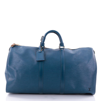 Louis Vuitton Keepall Bag Epi Leather 55 Blue 2714901
