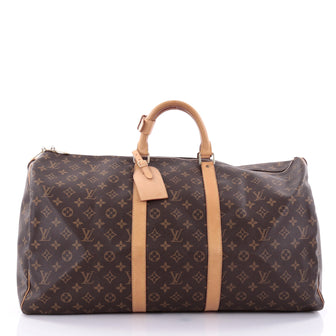 Louis Vuitton Keepall Bag Monogram Canvas 55 Brown 2715002