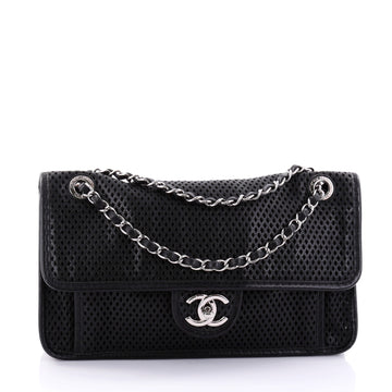 Chanel Up In The Air Flap Bag Perforated Leather Medium 2715501