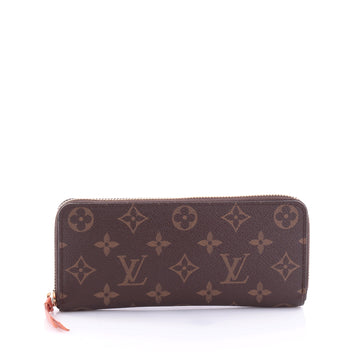 Louis Vuitton Clemence Wallet Monogram Canvas Brown 2715504