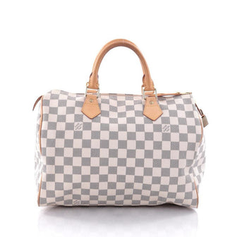 Louis Vuitton Speedy Handbag Damier 30 White 2716002