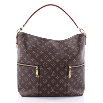 Louis Vuitton Melie Handbag Monogram Canvas Brown 2717303