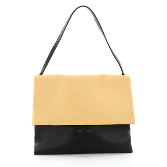 Celine All Soft Tote Leather Yellow 2718901