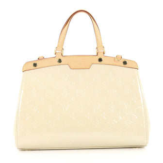 Louis Vuitton Brea Handbag Monogram Vernis MM Neutral 2720001