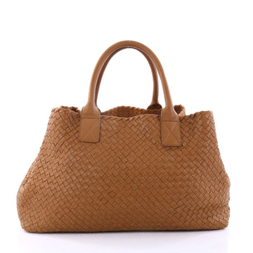 Bottega Veneta Cabat Tote Intrecciato Nappa Medium Brown 2721201