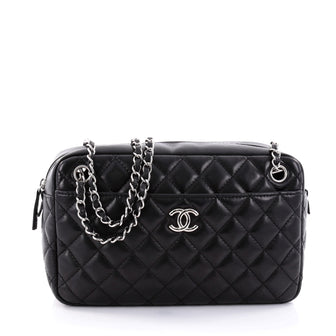 Chanel Camera Case Bag Quilted Lambskin Medium