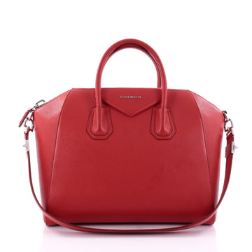 Givenchy Antigona Bag Leather Medium Red 2721701