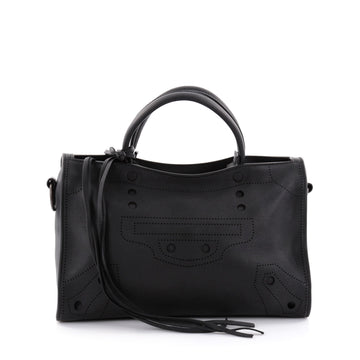 Balenciaga Blackout City AJ Handbag Leather Small Black 2723801