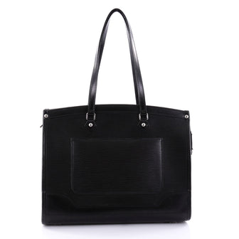 Louis Vuitton Madeleine Handbag Epi Leather GM Black 2724501