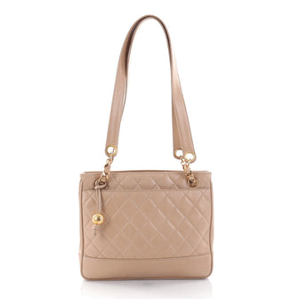 Chanel Vintage Slit Pocket Shoulder Bag Quilted Lambskin 2724701
