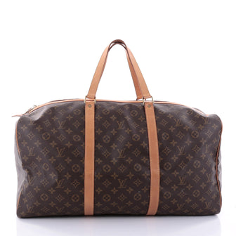 Louis Vuitton Sac Souple Handbag Coated Canvas 55 Brown 2725117