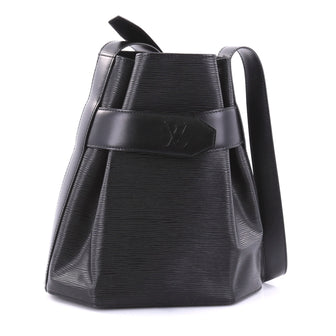 Louis Vuitton Vintage Sac d'Epaule Handbag Epi Leather Black 2727302