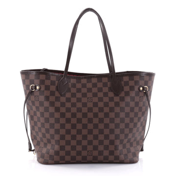 Louis Vuitton Neverfull NM Tote Damier MM Brown 2727402