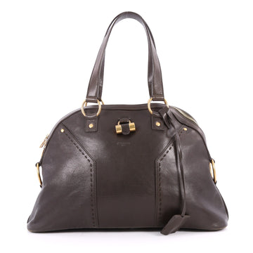 Saint Laurent Muse Shoulder Bag Leather Large Green 2729302