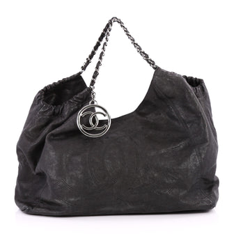Chanel Coco Cabas Distressed Caviar XL Black 2729802