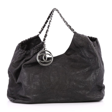 Chanel Coco Cabas Distressed Caviar XL Black 2729802