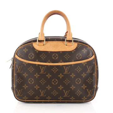 Louis Vuitton Trouville Handbag Monogram Canvas Brown 2730001