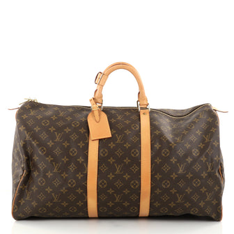 Louis Vuitton Keepall Bag Monogram Canvas 55 Brown 2734004