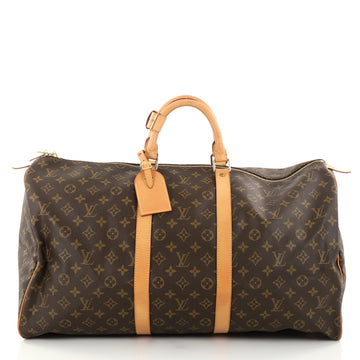 Louis Vuitton Keepall Bag Monogram Canvas 55 Brown 2734004