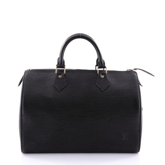 Louis Vuitton Speedy Handbag Epi Leather 30 Black 2735601