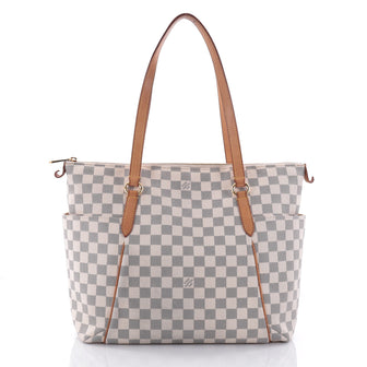 Louis Vuitton Totally Handbag Damier MM White 2735602