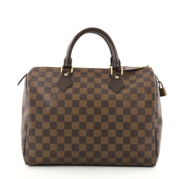 Louis Vuitton Speedy Handbag Damier 30 Brown 2736108