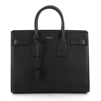 Saint Laurent Sac de Jour Handbag Leather Small Black 2738201
