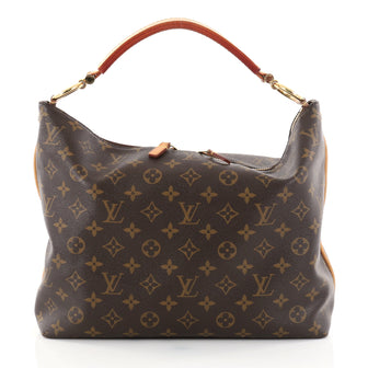 Louis Vuitton Sully Handbag Monogram Canvas PM Brown 2739401