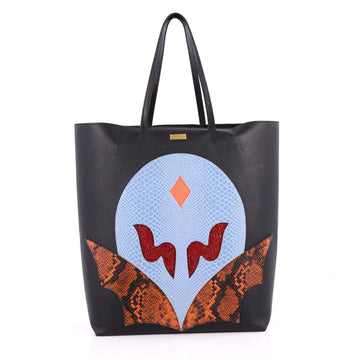 Stella McCartney Super Hero Tote Faux Leather Black 2740102