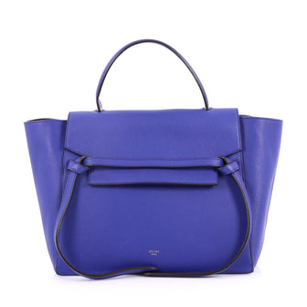 Celine Belt Bag Grainy Leather Mini Blue 2741302
