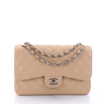 Chanel Classic Double Flap Bag Quilted Caviar Jumbo 2742801
