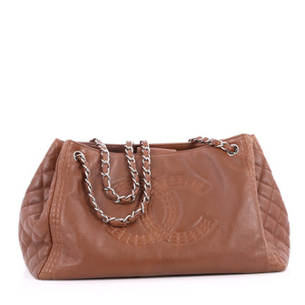Chanel Coco Bengal Open Accordion Tote Calfskin Large 2746904
