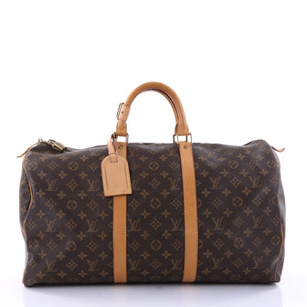 Louis Vuitton Keepall Bag Monogram Canvas 50 Brown 2747104