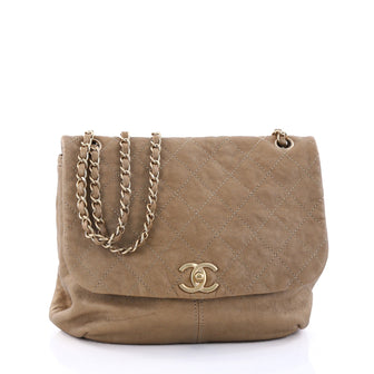 Chanel Soft Flap Shoulder Bag Quilted Caviar Medium 2747703