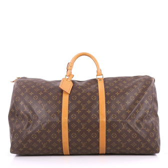 Louis Vuitton Keepall Bag Monogram Canvas 60 Brown 2751202