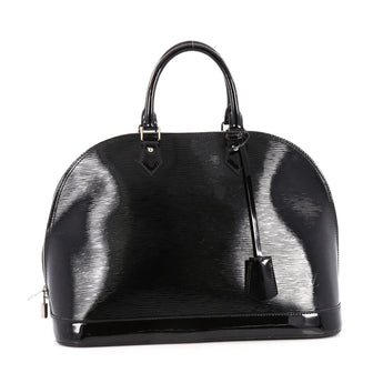 Louis Vuitton Alma Handbag Electric Epi Leather GM Black 2751302