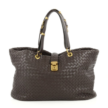 Bottega Veneta Capri Tote Intrecciato Nappa Large Brown 2751303