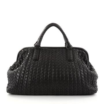 Bottega Veneta New Bond Satchel Intrecciato Nappa Black 2751902