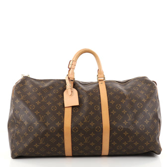 Louis Vuitton Keepall Bag Monogram Canvas 55 Brown 2754604