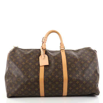 Louis Vuitton Keepall Bag Monogram Canvas 55 Brown 2754604