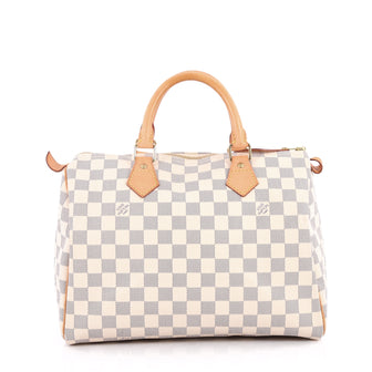 Louis Vuitton Speedy Handbag Damier 30 White 2755101