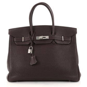 Hermes Birkin Handbag Brown Togo with Palladium Hardware 2757301