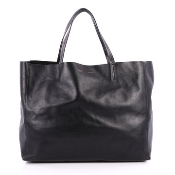 Celine Horizontal Cabas Tote Leather Large Black 2759802