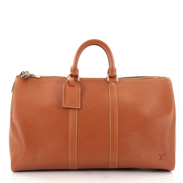Louis Vuitton Keepall Bag Epi Leather 45 Brown 2761204