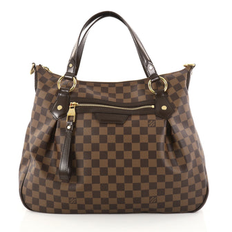 Louis Vuitton Evora Handbag Damier MM Brown 2763102