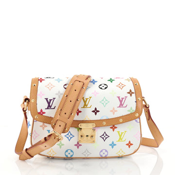 Louis Vuitton Sologne Handbag Monogram Multicolor White 2763701