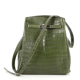 Hermes Vintage Kelly Sport Handbag Niloticus Crocodile 2764101