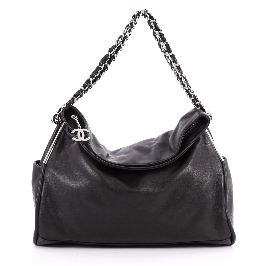 Buy Chanel Ultimate Soft Hobo Leather Large Black 2764801