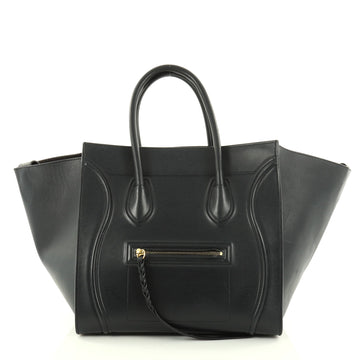 Celine Phantom Handbag Smooth Leather Medium Blue 2768001